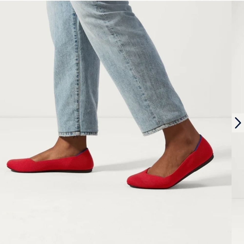 ❤️🔹️Rothy's🔹️Womens 7.5 The Flat Fabric Slip On Ballet Flats ✨️
